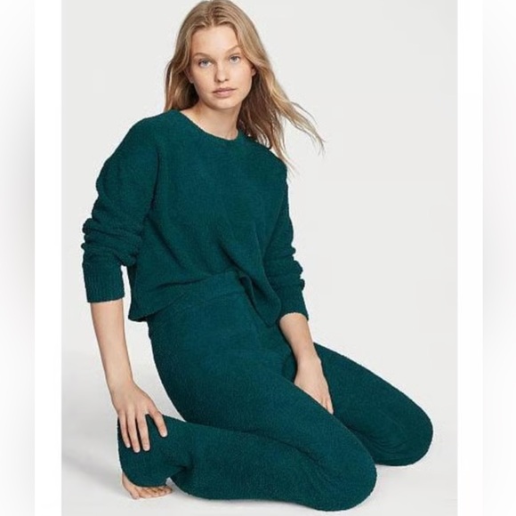 Teal Victoria Secret On Point Cozy Knit Set - Picture 7 of 8